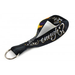 Short Lanyard Low Enough? schwarz – Schlüsselband JDM Tuning