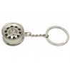 Stahlfelge Schlüsselanhänger silber matt – Tuning Accessoire JDM