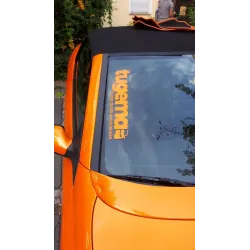 Großer tugema Frontscheibenaufkleber  – perfekt für JDM & Static Fans. Hochwertiger Druck, wetterfest. Ab 8,99 €.