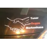 Tuner gegen Markenhass Aufkleber groß – Handschlag – JDM Tuning Sticker wetterfest